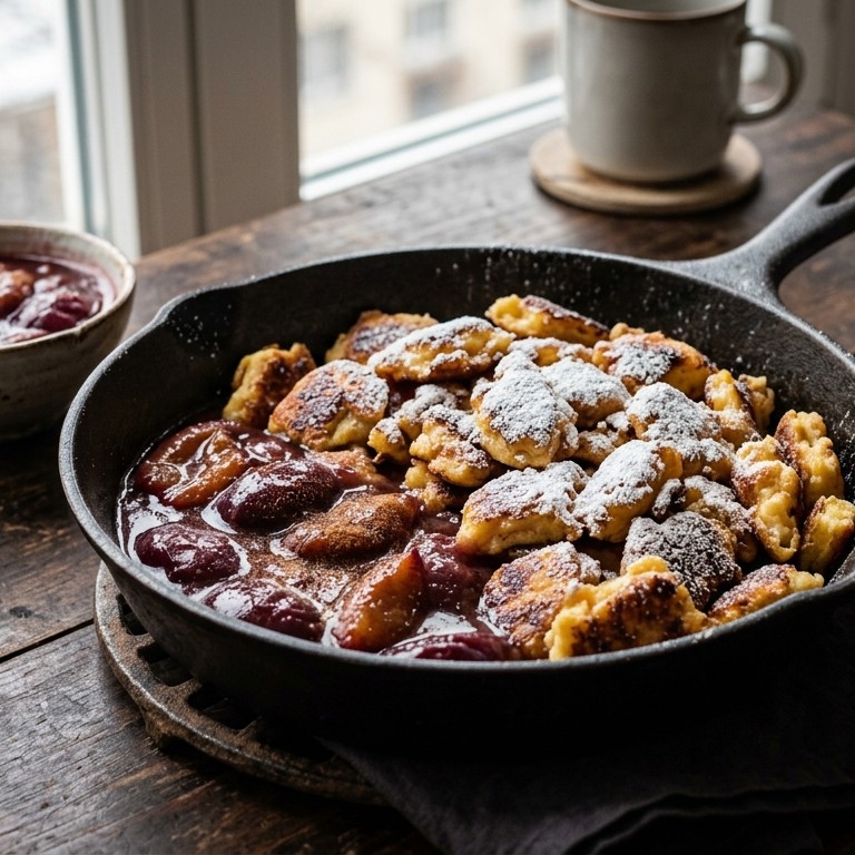 Kaiserschmarn met pruimen