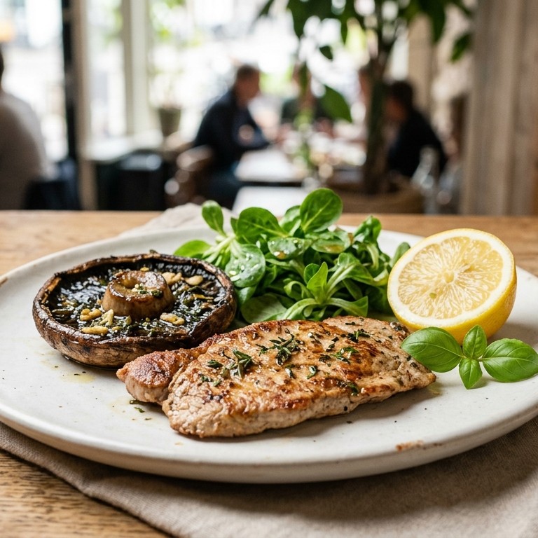 Kalfsoester met portobello