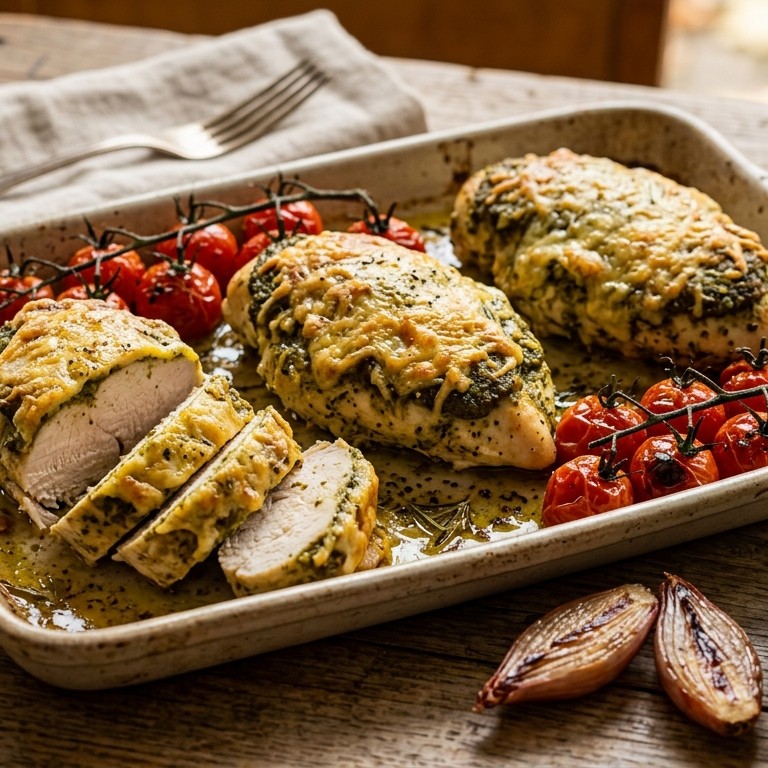 Kalkoenfilet met een kaasjasje