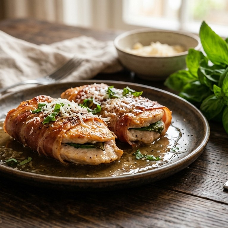Kalkoenfilets met parmaham