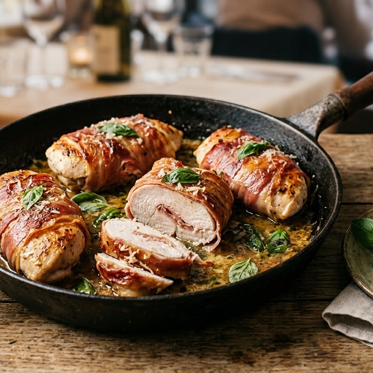 Kalkoenfilets met parmaham