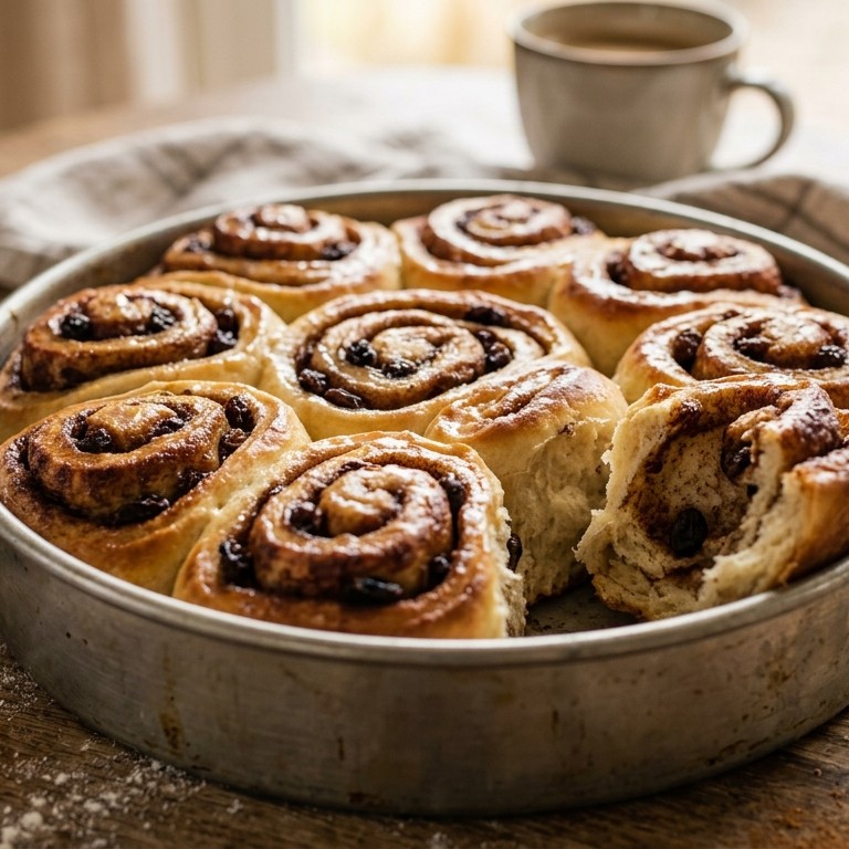 Kaneel-kwarkbroodjes voor buffet