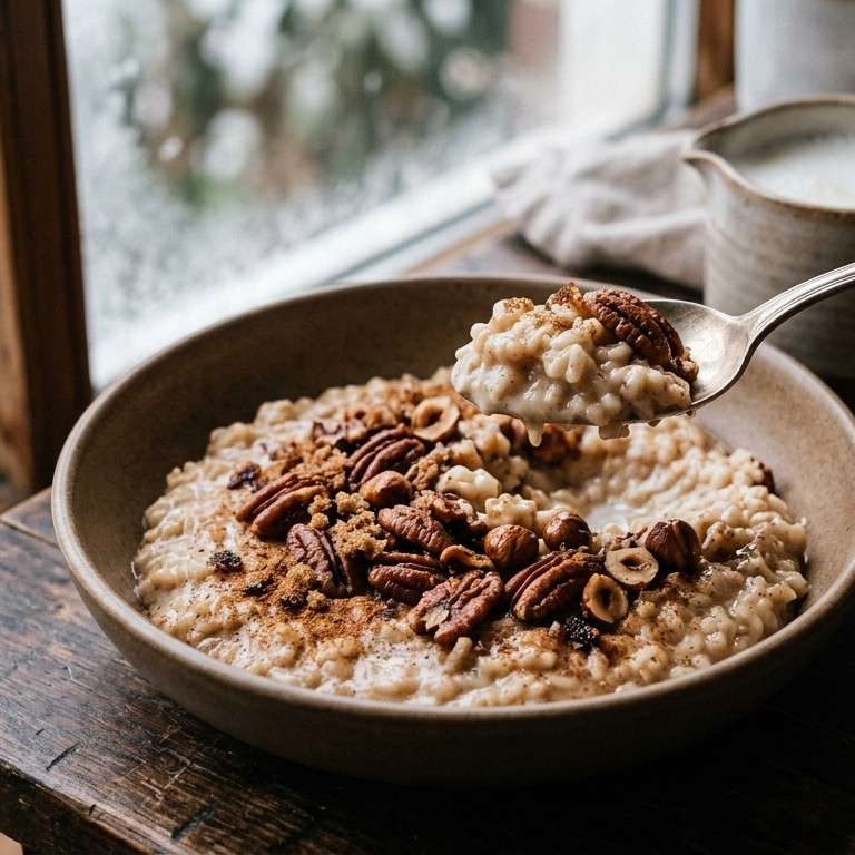 Kaneelrisotto met nootjes