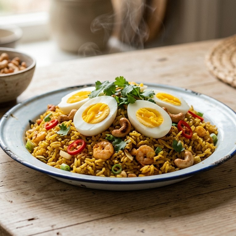 Kare Nasi dan Telor