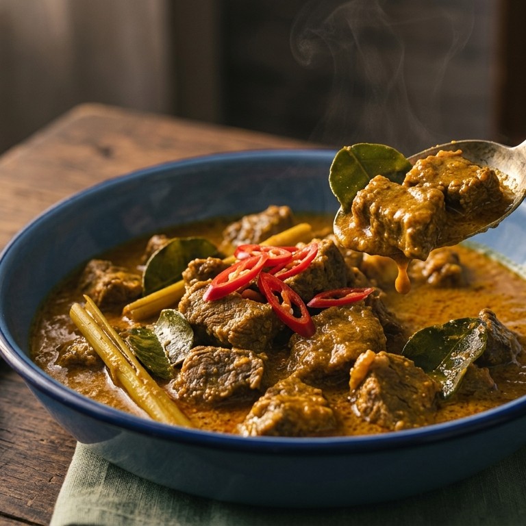 Kari daging (rundvlees in kokosmelksaus)