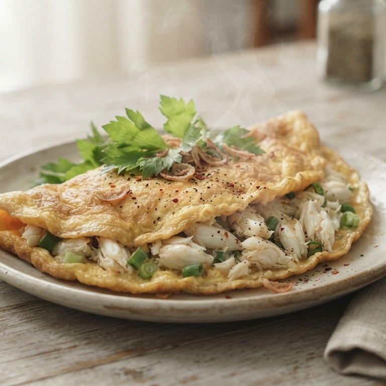 Kepiting goreng (omelet met krab)