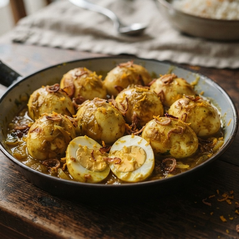 Kerrie-eieren (Surinaams bijgerecht)