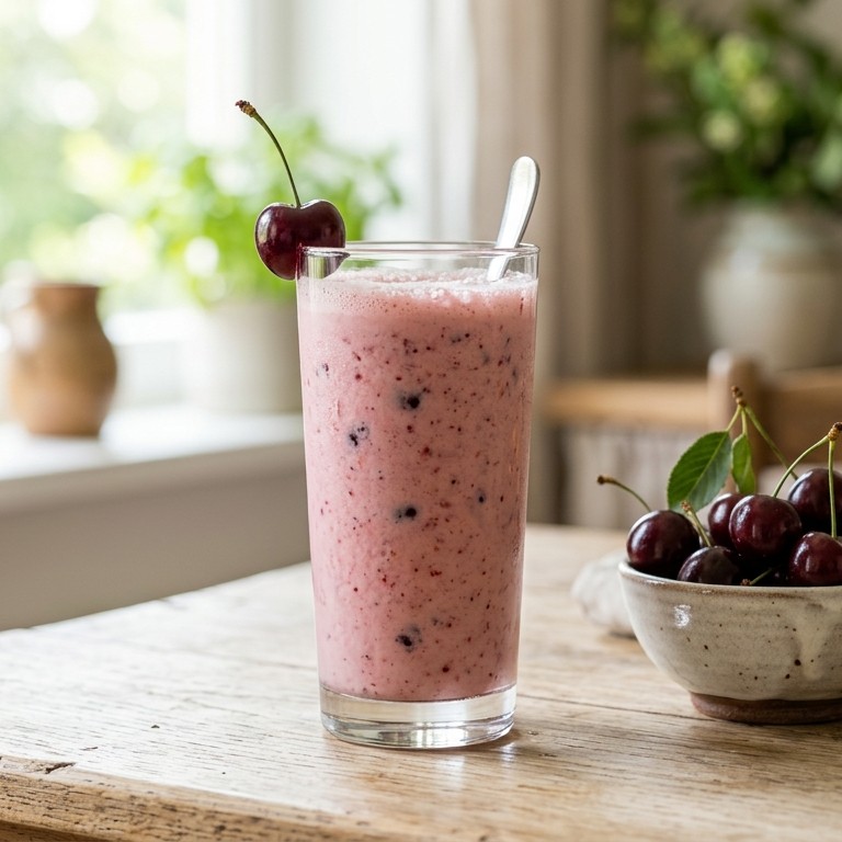 Kersen-karnemelk shake