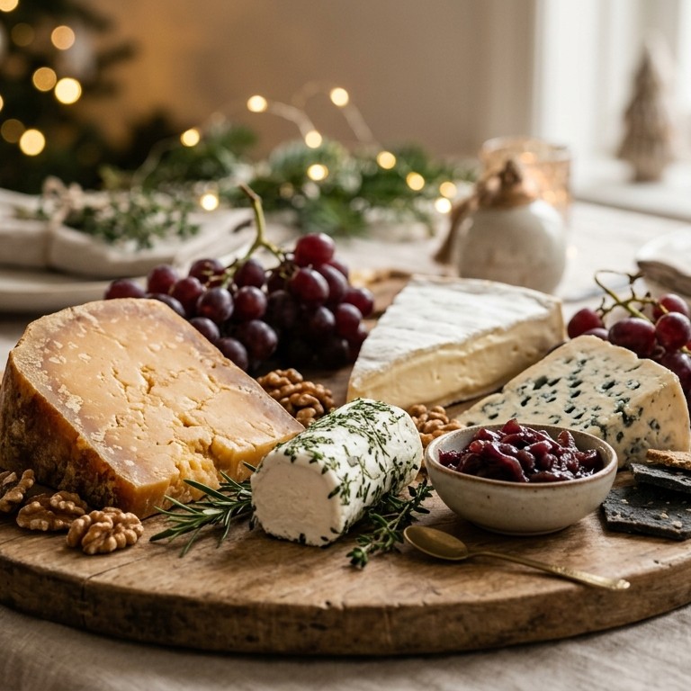 Kerst-kaasplankje