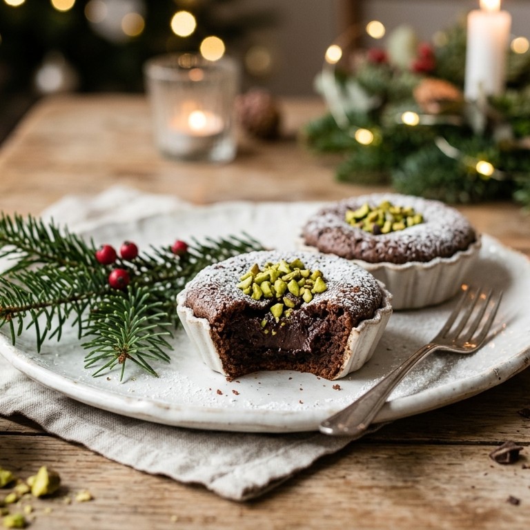 Kerstchocoladetaartjes
