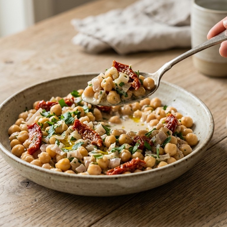 Kikkererwtensalade warm of koud