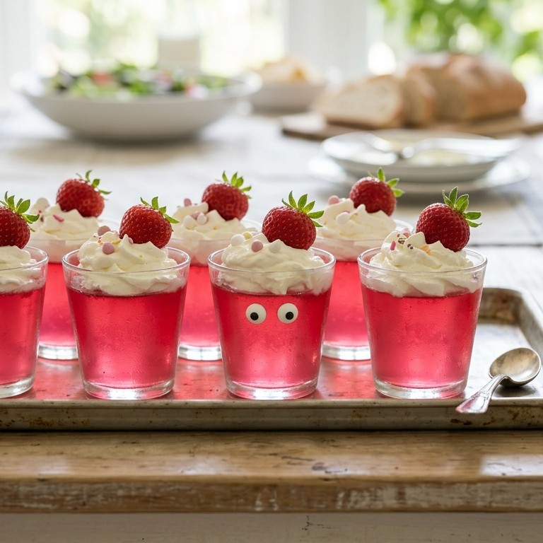 Kinderaardbeientoetje voor buffet