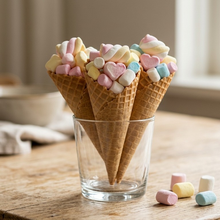 Kinderijsjes van spekjes en marshmallows