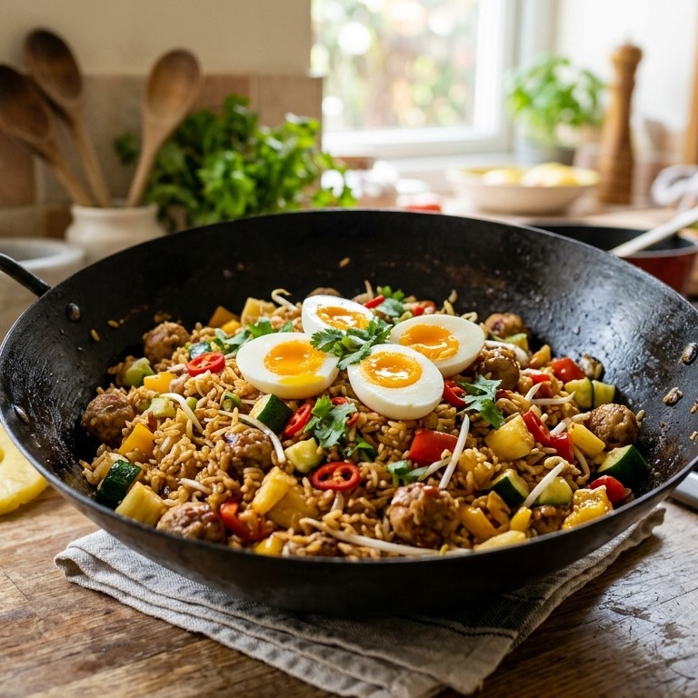 Kindernasi uit de wok