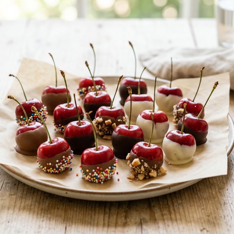 Kindvriendelijke kersen bonbons