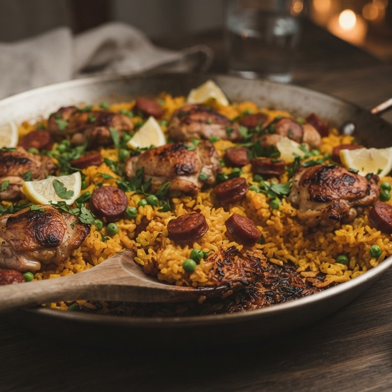 Kip en chorizo paella
