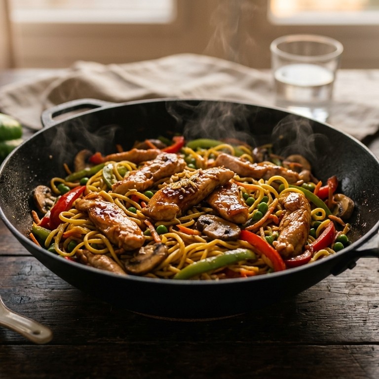 Kip Teriyaki met noedels