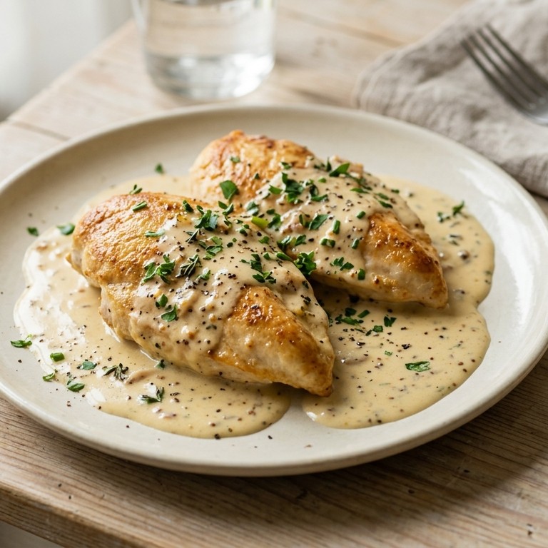 Kipfilet à la crème