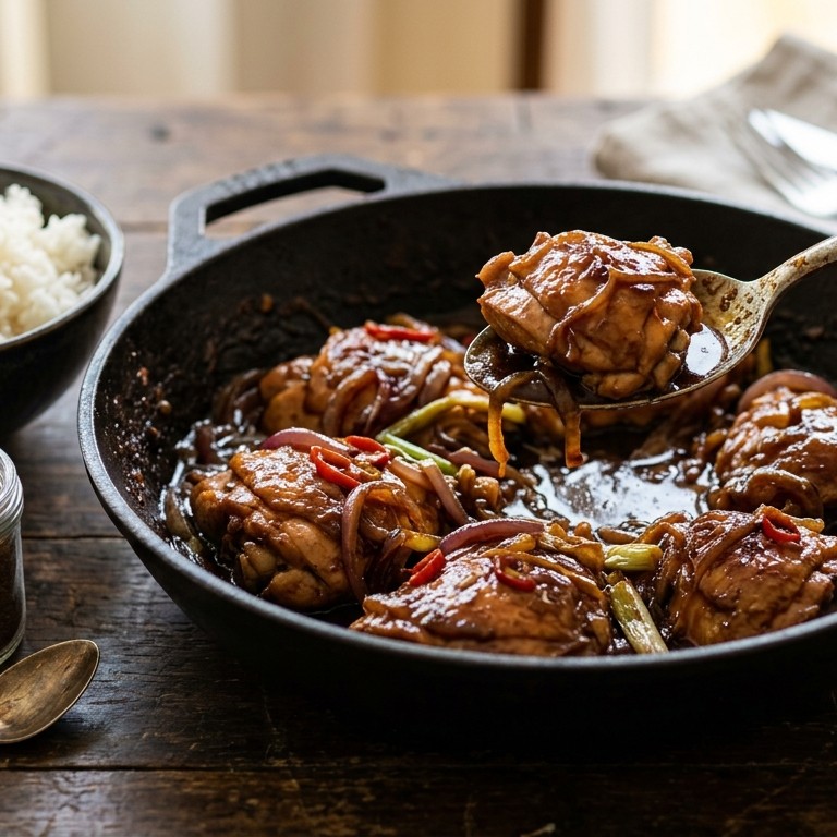 Kipfilet in ketjapsaus