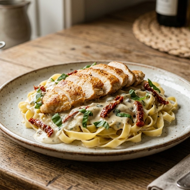 Kipfilet met kaassaus