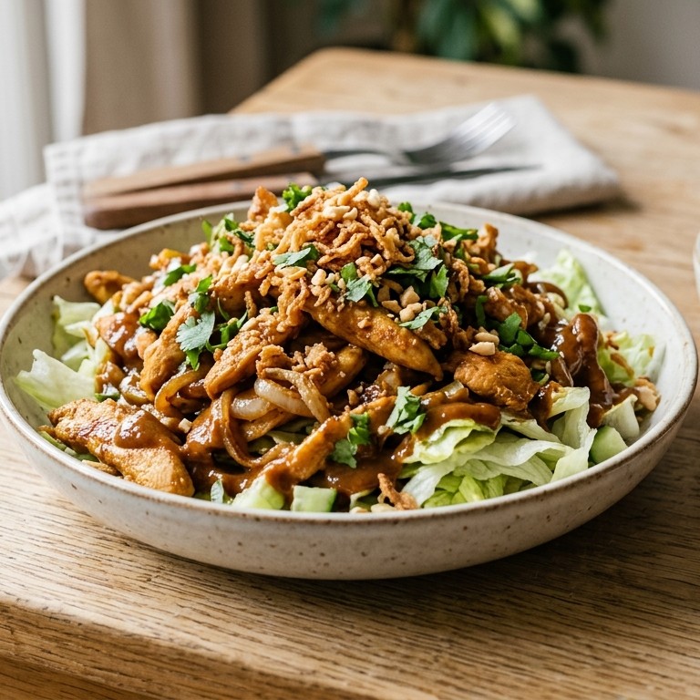 Kipsaté salade