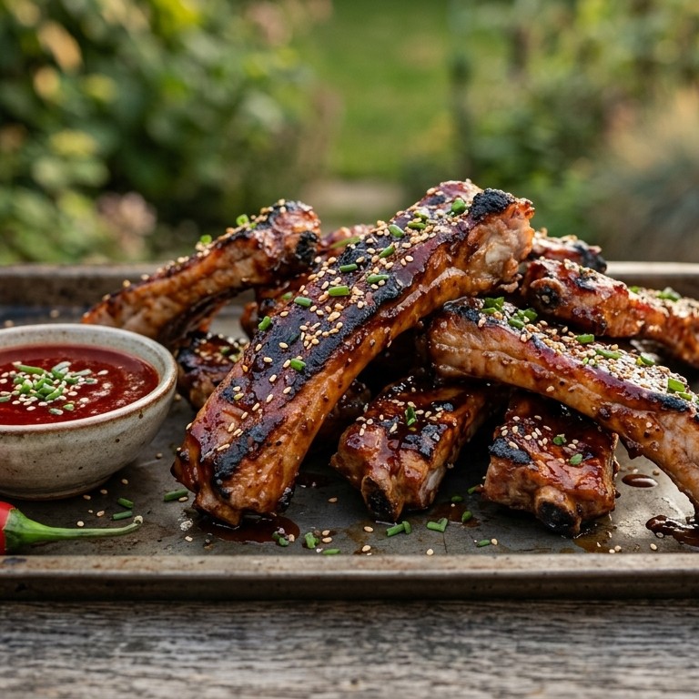 Kipspareribs met zoetzure saus