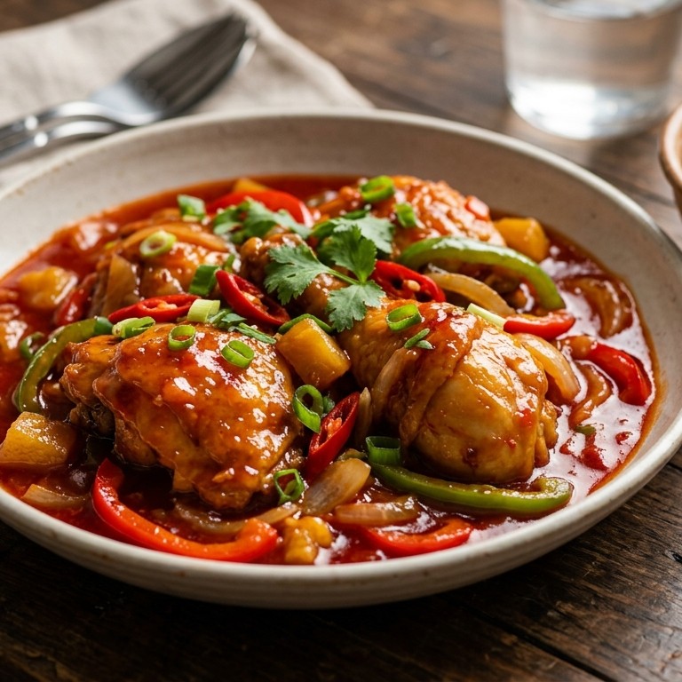 Kipspeciaal in soort babipangangsaus