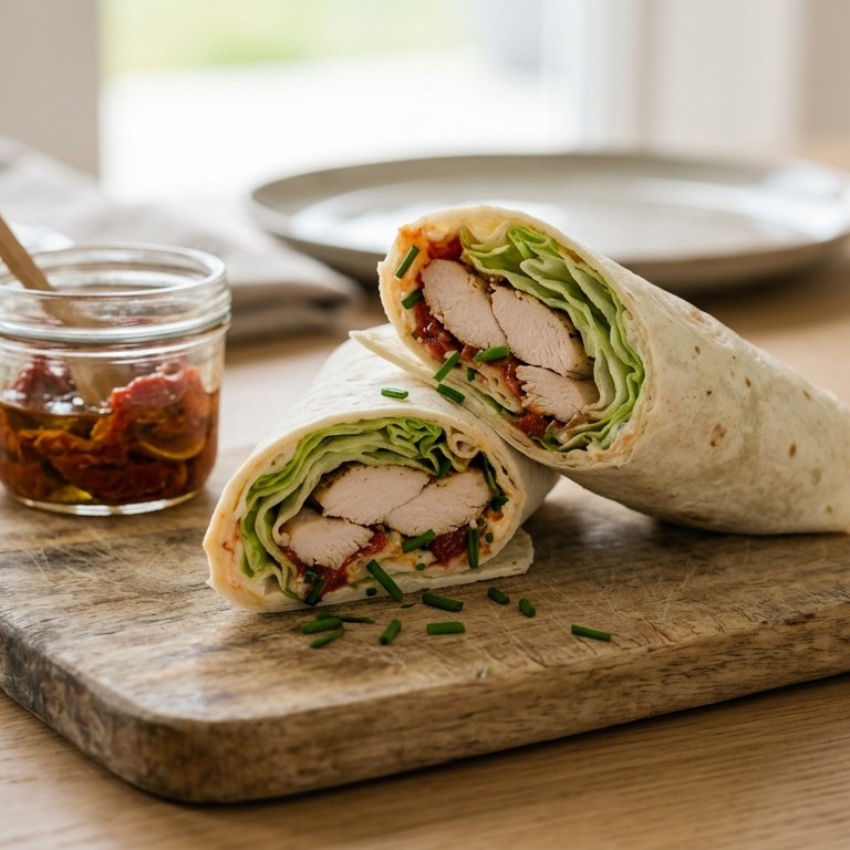 Kipwrap met tomatenmayonaise