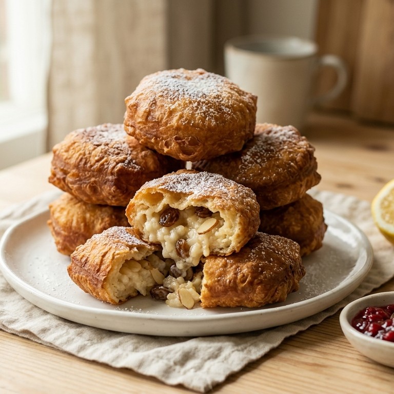 Klatkage (Finse rijstbeignets)