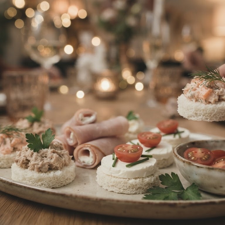 Kleine hapjes voor op feestjes