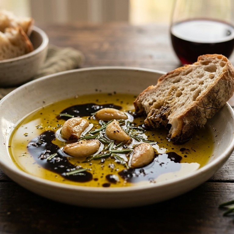 Knoflook-Balsamico dipsaus