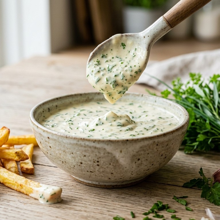 Knoflookkruiden saus
