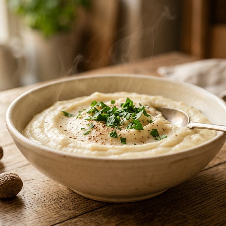 Knolselderij-appelpuree