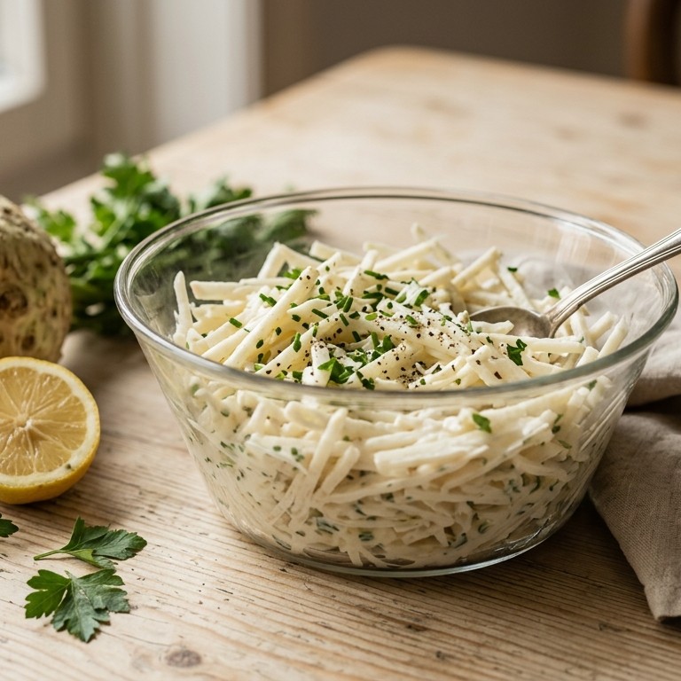 Knolselderijsalade