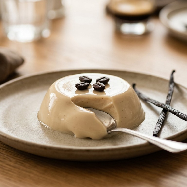 Koffie panna cotta