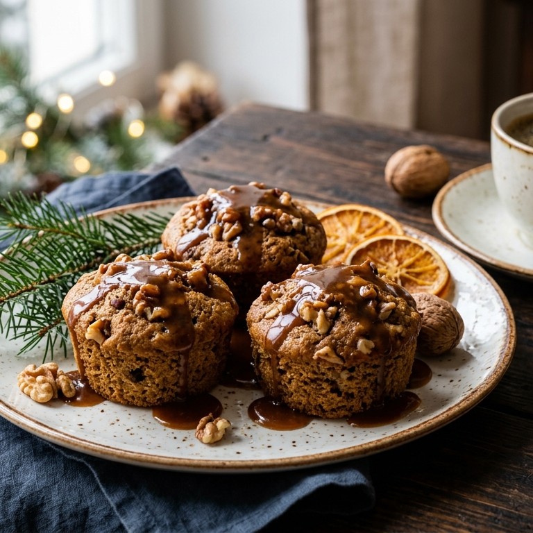 Koffie-walnoot-cakejes