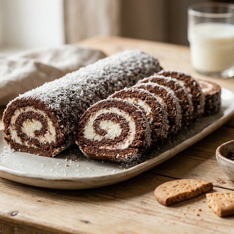 Kokos rollade