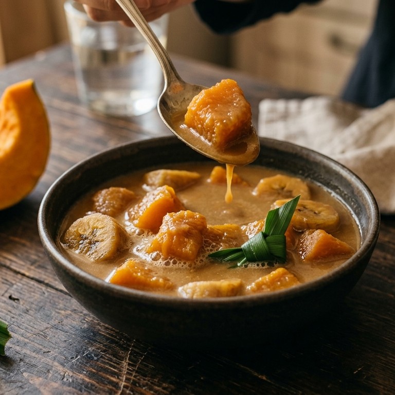 Kolak Waloh (vegetarische soep)