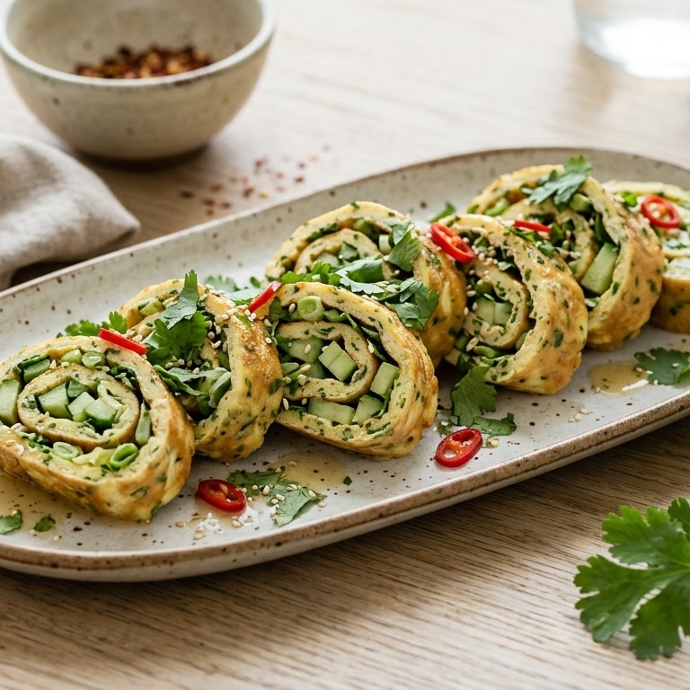 Komkommer-omeletjes