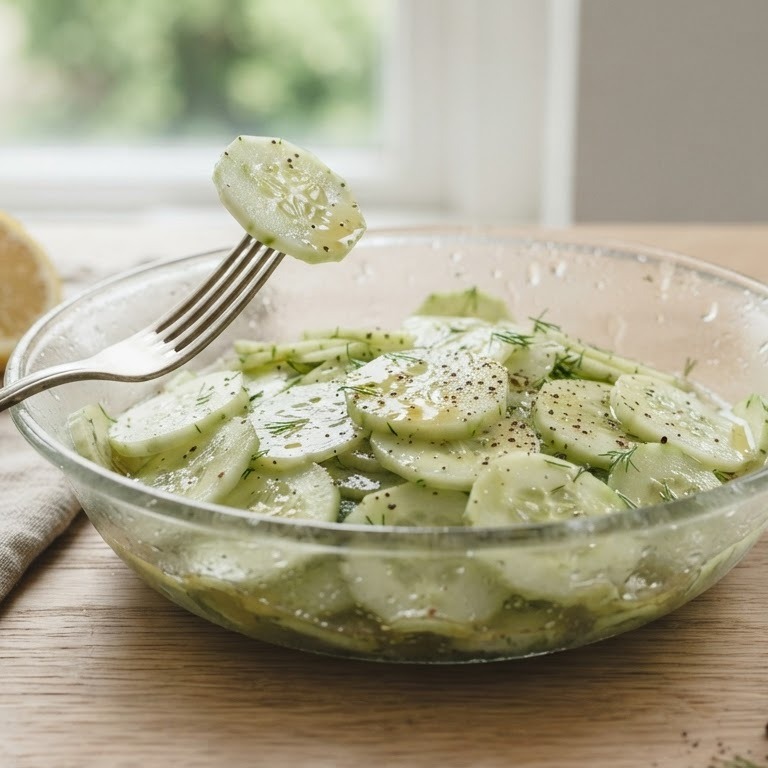 Komkommer salade