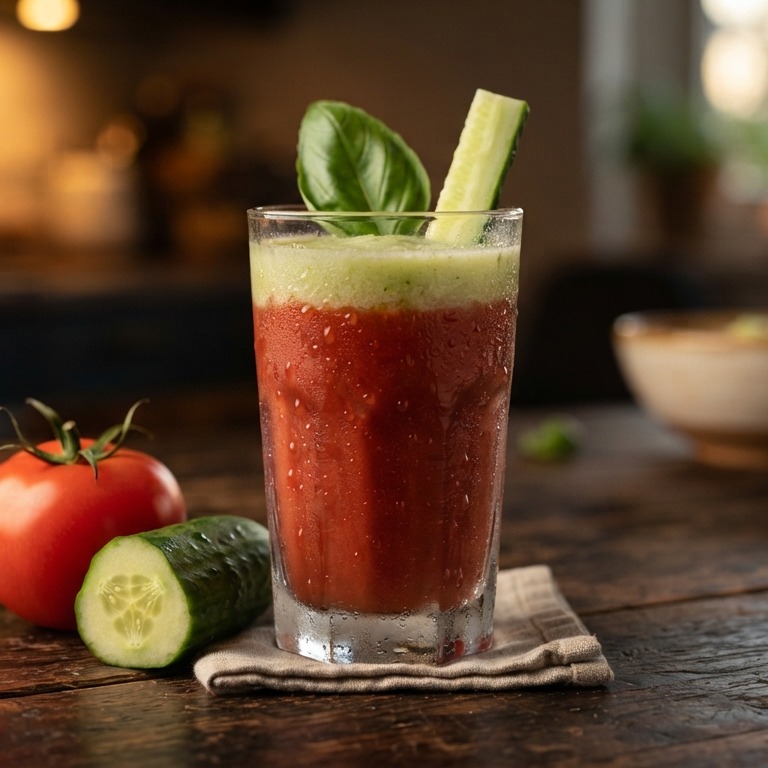 Komkommer & tomatensap