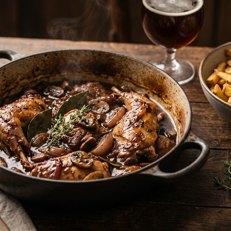 Konijn in bier