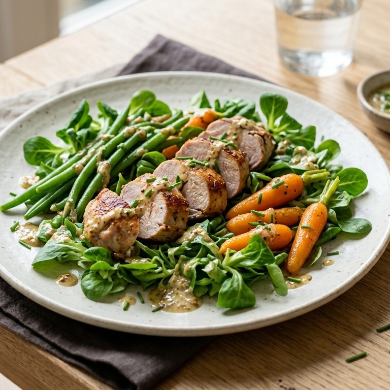Konijnsalade met haricots verts