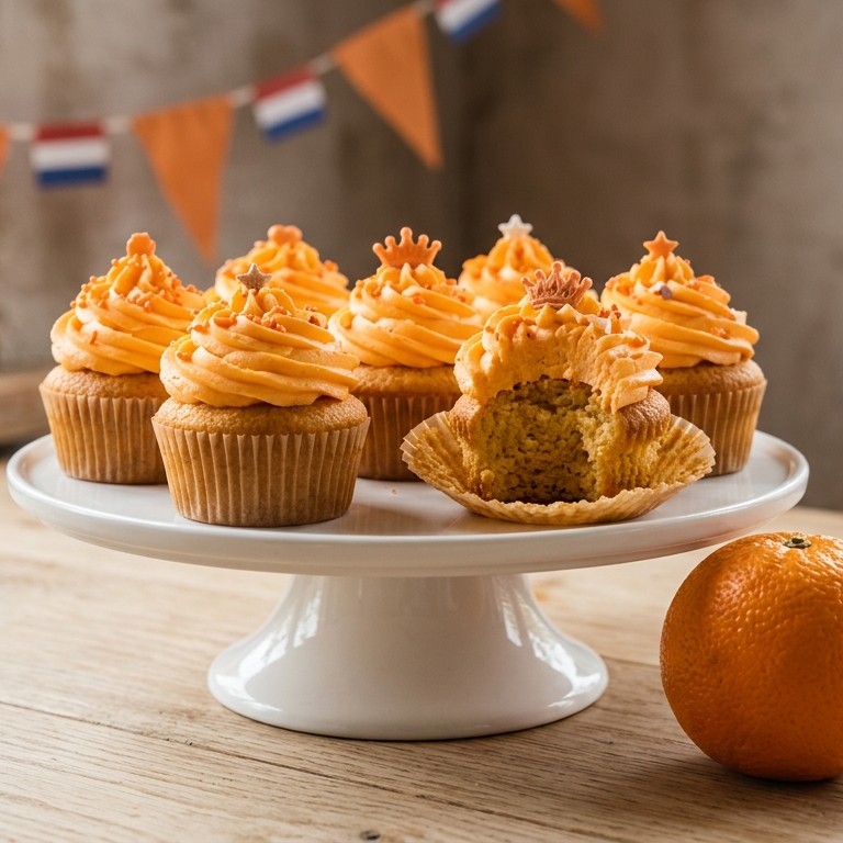 Koninginnedag cupcakes
