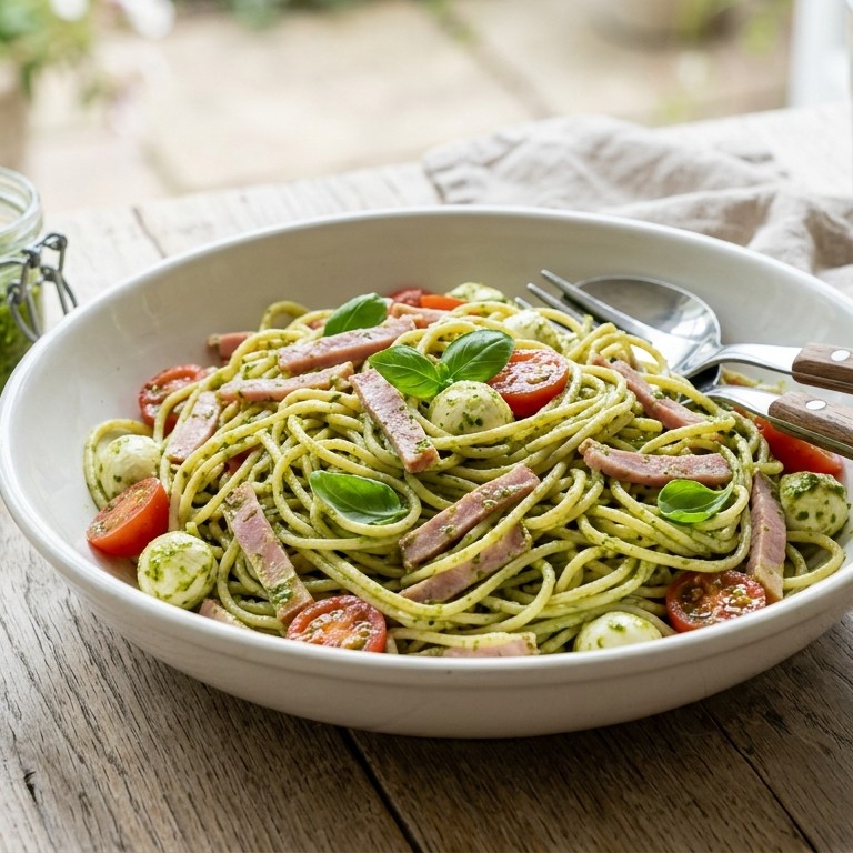 Koude spaghettisalade