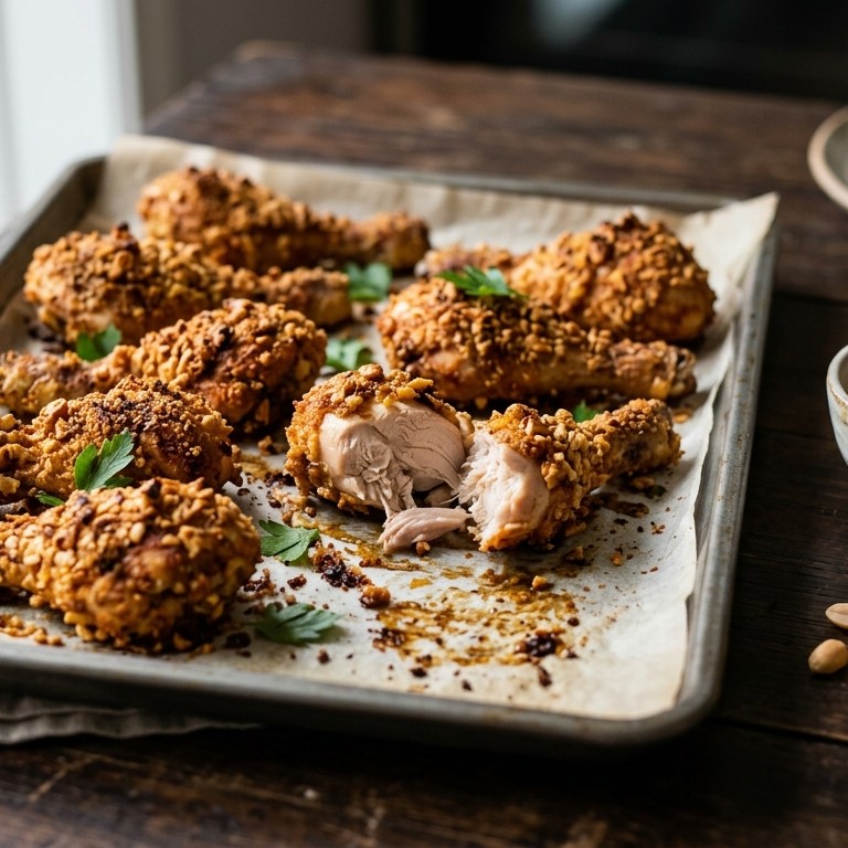 Krokante drumsticks uit de oven