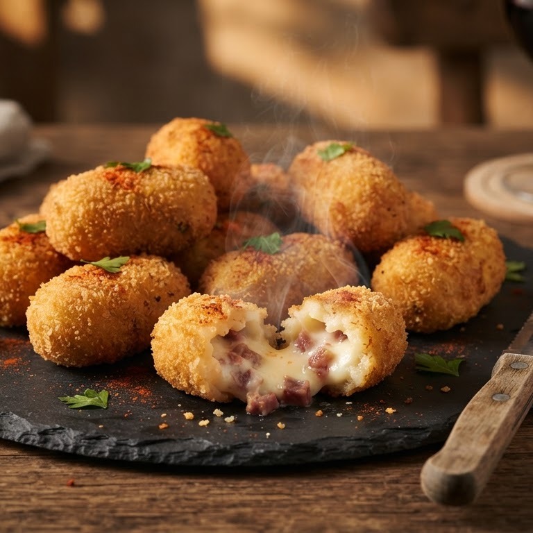 Kroketjes van seranoham