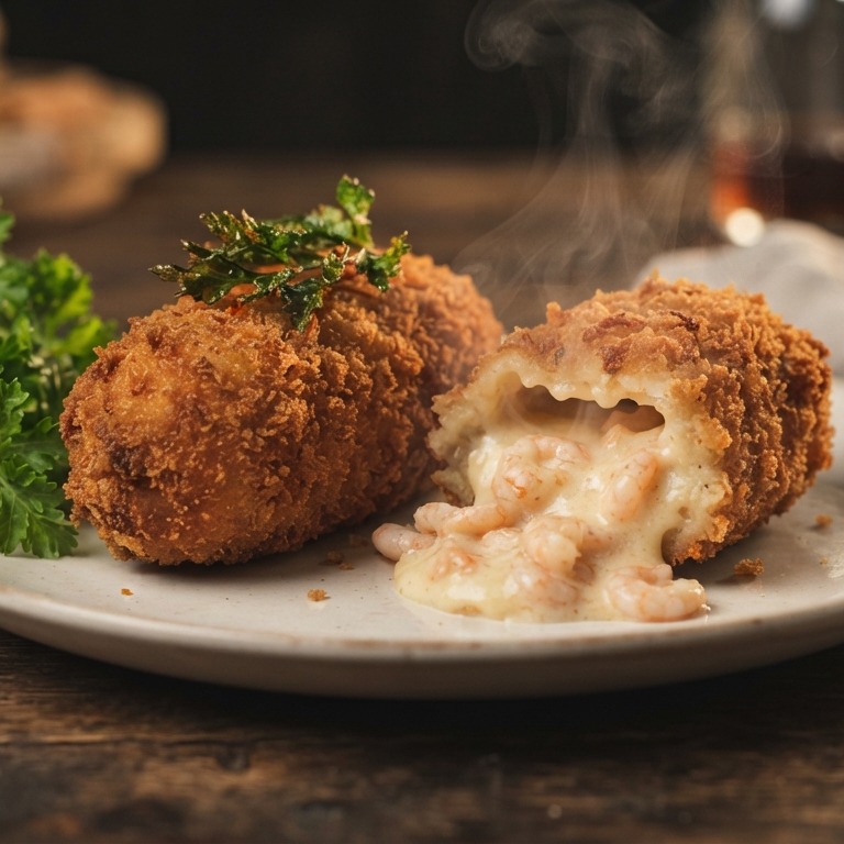 Kroketten met garnalen