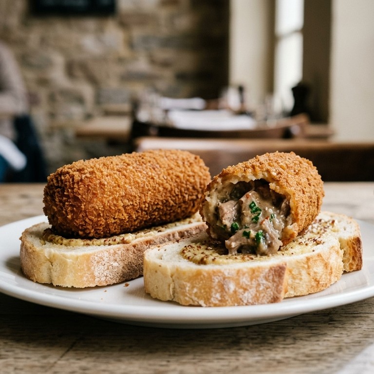 Kroketten met kalfsvlees