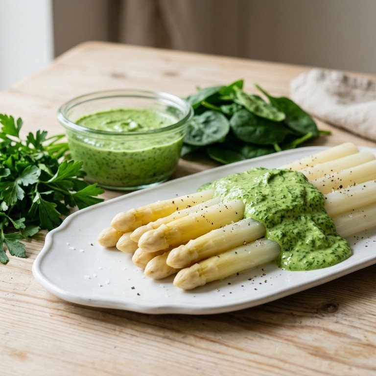 Kruidenmayonaisesaus voor bij de asperges